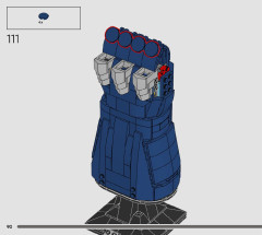 LEGO 76250 instructions page 90 – build guide