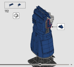 LEGO 76250 instructions page 91 – build guide