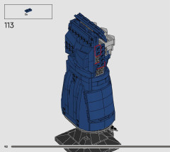 LEGO 76250 instructions page 92 – build guide