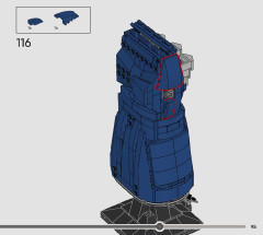 LEGO 76250 instructions page 95 – build guide