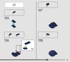 LEGO 76250 instructions page 99 – build guide