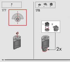 LEGO 76251 instructions page 104 – build guide
