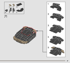 LEGO 76251 instructions page 47 – build guide
