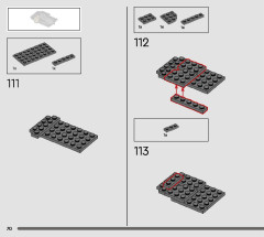 LEGO 76251 instructions page 70 – build guide