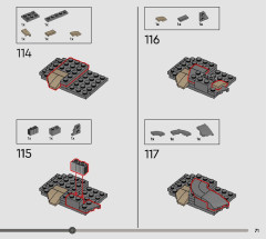 LEGO 76251 instructions page 71 – build guide