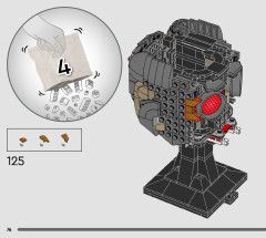 LEGO 76251 instructions page 76 – build guide