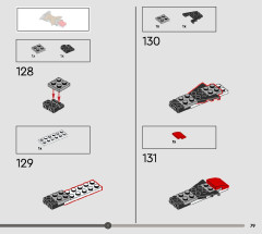 LEGO 76251 instructions page 79 – build guide