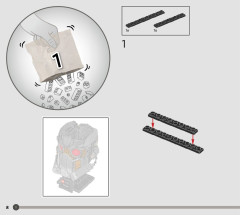 LEGO 76251 instructions page 8 – build guide