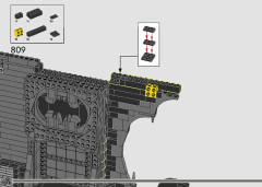 LEGO 76252 instructions page 164 – build guide