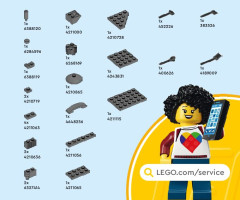 LEGO 76253 instructions page 43 – build guide