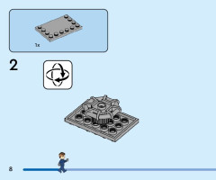 LEGO 76253 instructions page 8 – build guide