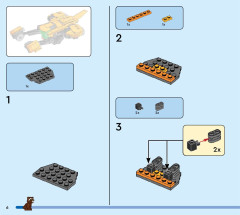 LEGO 76254 instructions page 6 – build guide
