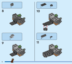 LEGO 76254 instructions page 8 – build guide