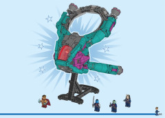 LEGO 76255 instructions page 185 – build guide