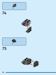LEGO 76259 instructions page 50 – build guide
