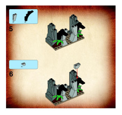 LEGO 7626 instructions page 8 – build guide