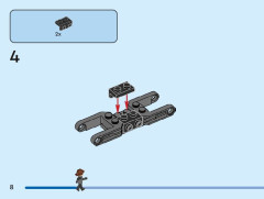 LEGO 76260 instructions page 8 – build guide