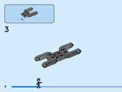 LEGO 76260 instructions page 8 – build guide