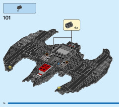 LEGO 76265 instructions page 76 – build guide