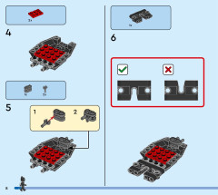 LEGO 76265 instructions page 8 – build guide