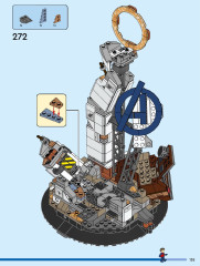 LEGO 76266 instructions page 135 – build guide