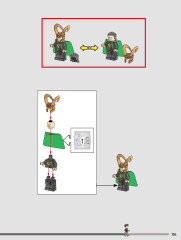 LEGO 76269 instructions page 155 – build guide