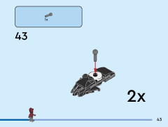 LEGO 76276 instructions page 43 – build guide