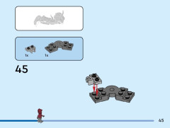 LEGO 76276 instructions page 45 – build guide