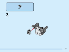 LEGO 76276 instructions page 9 – build guide
