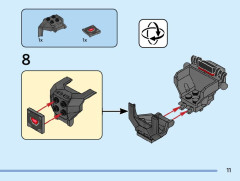 LEGO 76277 instructions page 11 – build guide