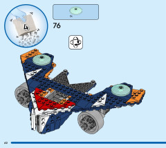 LEGO 76278 instructions page 62 – build guide