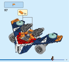 LEGO 76278 instructions page 77 – build guide