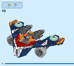 LEGO 76278 instructions page 78 – build guide