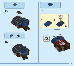 LEGO 76282 instructions page 9 – build guide