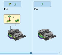LEGO 76284 instructions page 77 – build guide