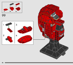 LEGO 76285 instructions page 70 – build guide