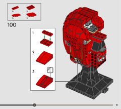 LEGO 76285 instructions page 71 – build guide
