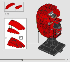 LEGO 76285 instructions page 73 – build guide