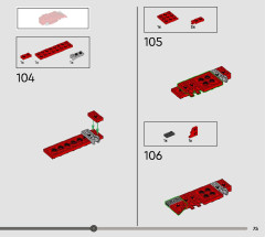 LEGO 76285 instructions page 75 – build guide