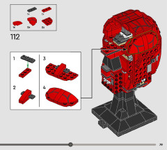 LEGO 76285 instructions page 79 – build guide