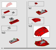 LEGO 76285 instructions page 92 – build guide