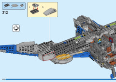 LEGO 76286 instructions page 230 – build guide