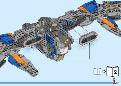 LEGO 76286 instructions page 287 – build guide
