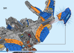 LEGO 76286 instructions page 73 – build guide
