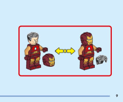 LEGO 76287 instructions page 9 – build guide