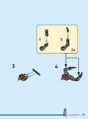 LEGO 76289 instructions page 73 – build guide