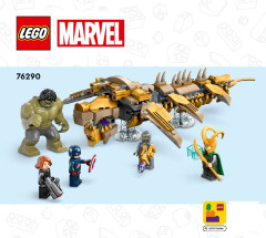LEGO 76290 instructions page 1 – build guide