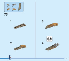 LEGO 76290 instructions page 43 – build guide
