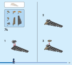 LEGO 76290 instructions page 45 – build guide