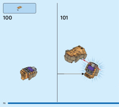 LEGO 76290 instructions page 70 – build guide